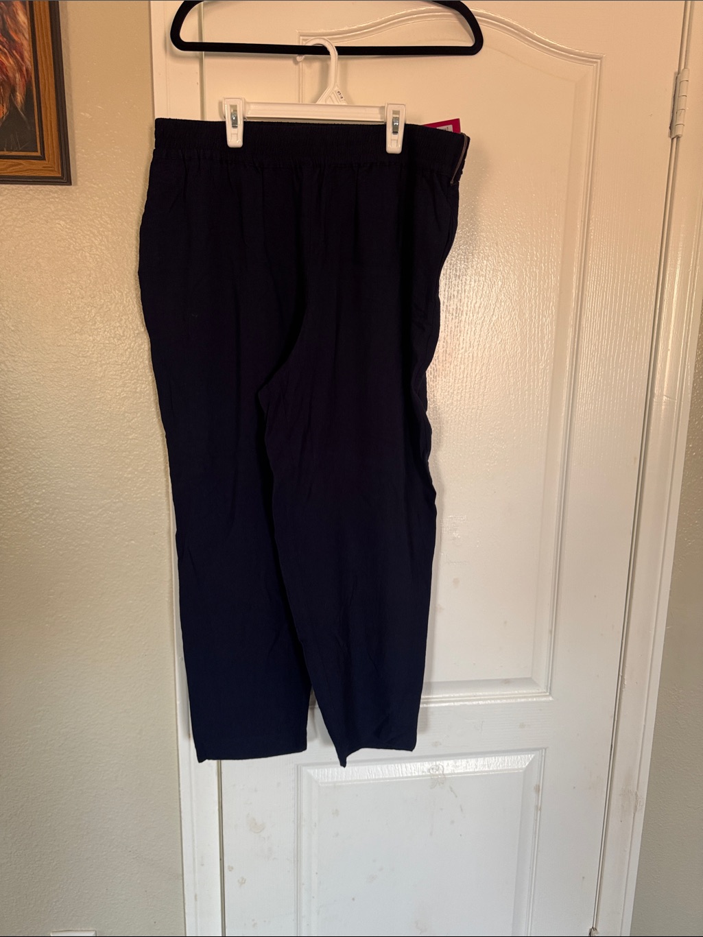 Vince Camuto Navy Elastic Waist Women’s Jogger Pants